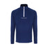 Gryphon Performance Unisex 1/4 Zip LS T-Shirt, Navy