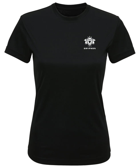 Gryphon Female Training T-Shirt - Black