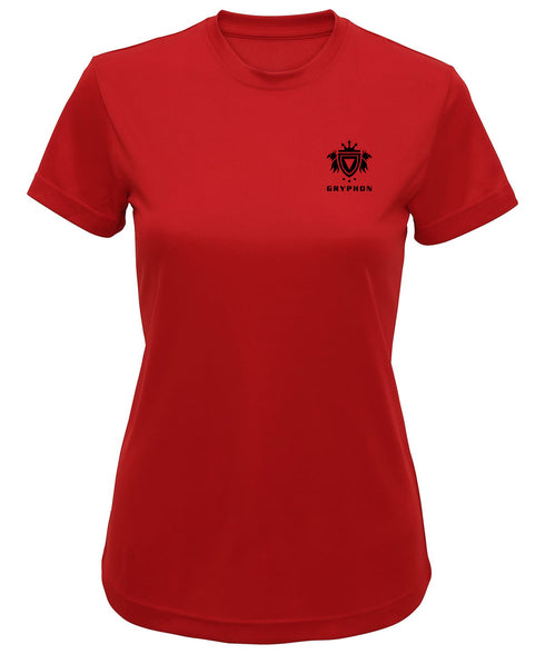 Gryphon Female Training T-Shirt - Red