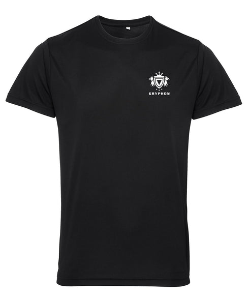 Gryphon Unisex Training T-Shirt - Black